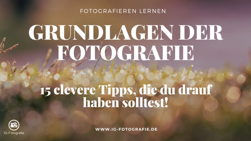 Fotografie der Grundlagen: Die besten Tipps