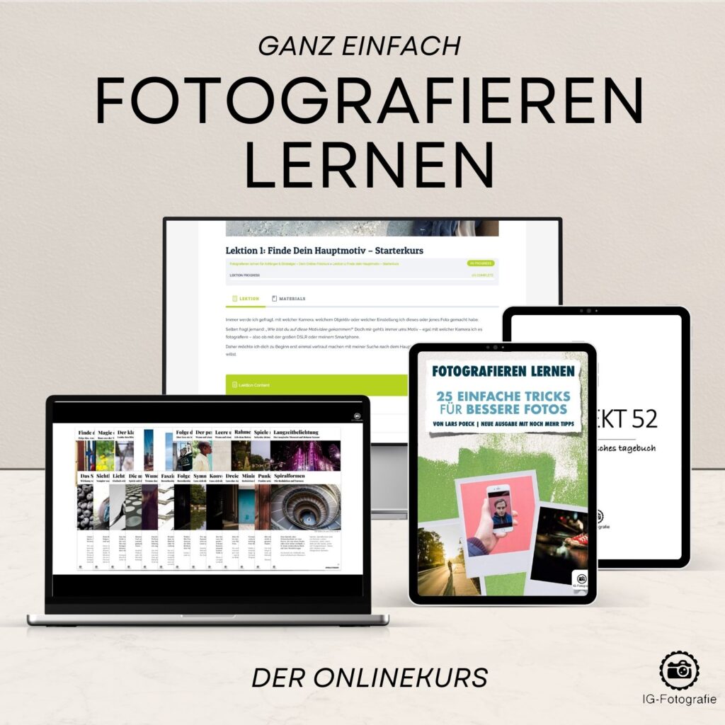 Online Fotokurs - Fotografieren lernen für Anfänger und Einsteiger