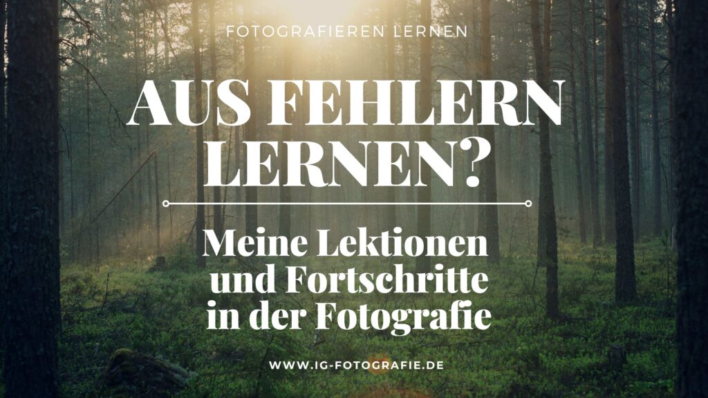 Fehler in der Fotografie